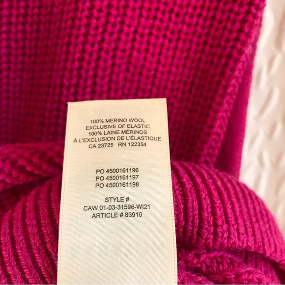 Aritzia Babaton Hazlitt Sweater Vest Deep Magenta Pink XXS - Picture 15 of 16